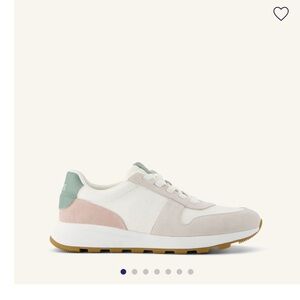 Toms White and Mint Sneakers